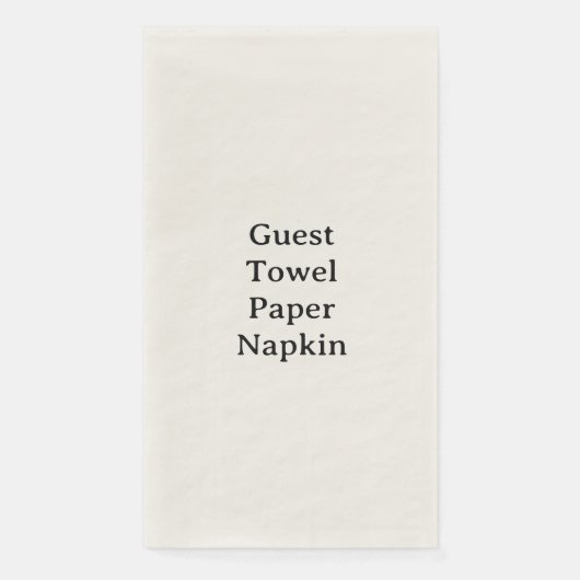 Créez Votre Propre Serviette de Table en Papier Éc (Devant)