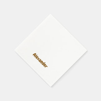 Créez votre propre serviette en papier pour cockta