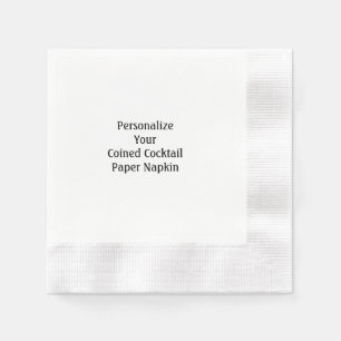 Créez votre propre serviette en papier pour cockta