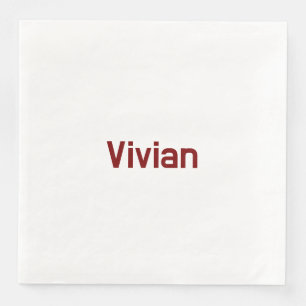 Créez Votre Propre Serviette En Papier Standard