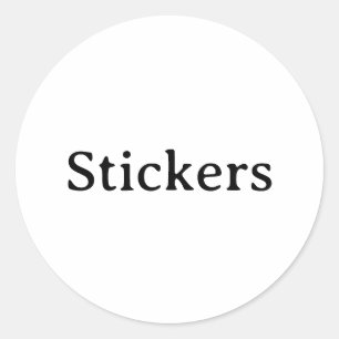 Créez Votre Propre Simple Petit Autocollant Rond 1