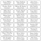 Créez votre propre Sticker d'adresse invité Mariag (Devant)