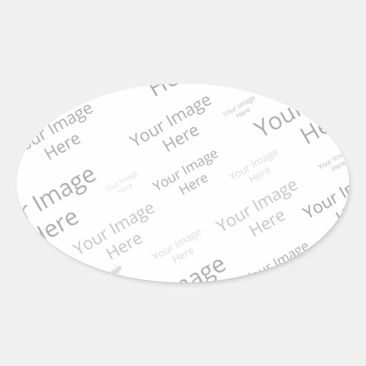 Créez votre propre Sticker Oval Matte personnalisé (Devant)