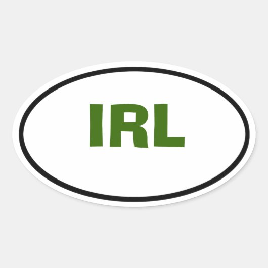 Créez Votre Propre Sticker Oval Zazzle Avec Une Bo (Devant)