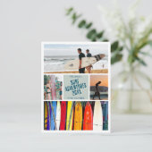 Créez votre propre surf surf été photo Carte posta (Debout devant)