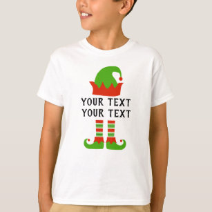 Créez votre propre T-shirt d'elfe de Noël amusant