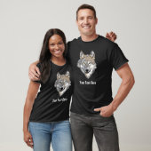 Créez votre propre T-shirt Loup gris (Unisex)