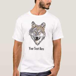Créez votre propre T-shirt Loup gris