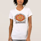 Créez votre propre T-shirt Sunshine (Devant)
