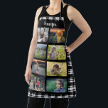 Créez votre propre tablier de collage photo de fam<br><div class="desc">Le plus beau tablier photo collage. Vous pouvez personnaliser et ajouter vos plus belles photos et votre nom et créer un tablier très personnel et unique.</div>