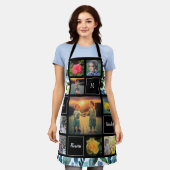 Créez votre propre tablier de jardin photo collage (Porté)