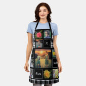 Créez votre propre tablier de jardin photo collage (Porté)