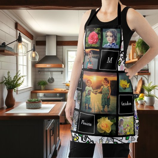 Créez votre propre tablier de jardin photo collage