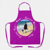 Créez votre propre tablier photo avec du texte per (Recto)