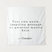 Créez votre propre tapisserie de devis (Devant)