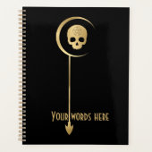 Créez votre propre tarot de mort d'arcane d'or (Devant)