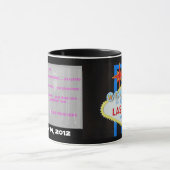 Créez votre propre tasse à café Las Vegas (Centre)