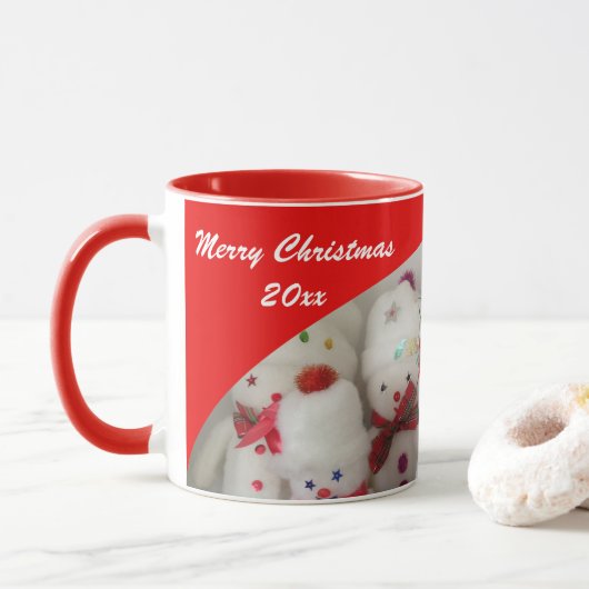 Créez votre propre tasse de café de Noël (Avec donut)