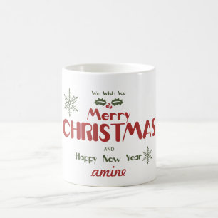 Créez votre propre tasse de Noël de famille de Noë