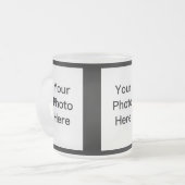 Créez votre propre tasse en verre givré de 3 (Devant gauche)