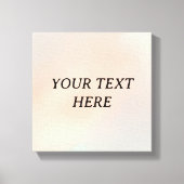 Créez Votre Propre Toile – Conception Minimaliste (Recto)