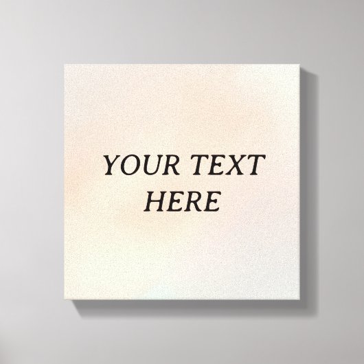 Créez Votre Propre Toile – Conception Minimaliste (Recto)