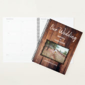 Créez votre propre Wedding planner photo en bois r (Devant avec enveloppe)