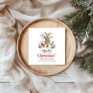 Créez votre serviette en papier de Noël personnali