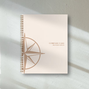 Crème Amber Kompasroos Zorg Merk Notitieboek