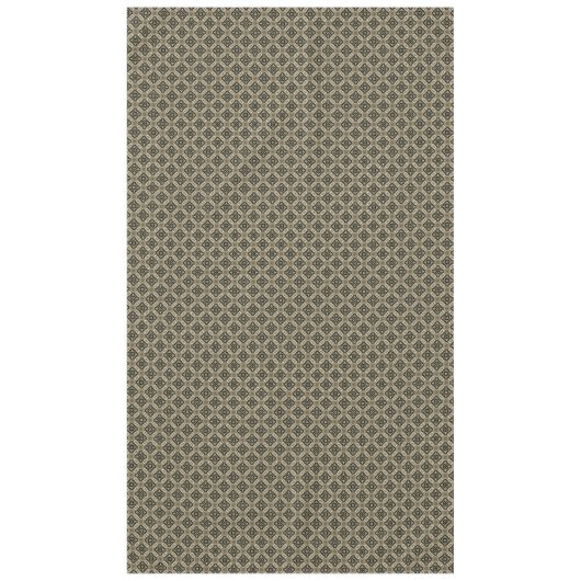 Crème Beveled Diamonds Pattern Tablecloth Tafelkleed (Voorkant)