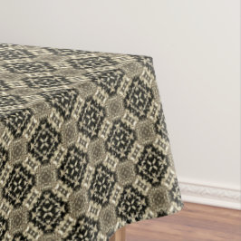 Crème Beveled Diamonds Pattern Tablecloth Tafelkleed