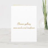 Crème blanche rose programme de mariage Invitation (Dos)