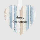 Crème bleue Stripes Snowflakes (devant)