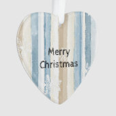 Crème bleue Stripes Snowflakes (devant)