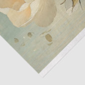 Crème Bloemen Tissuepapier (Detail)