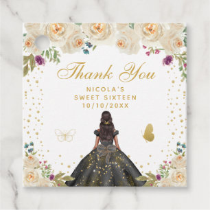 Crème Bloemendonk Huid Prinses Sweet Sixteen Bedankjes Labels