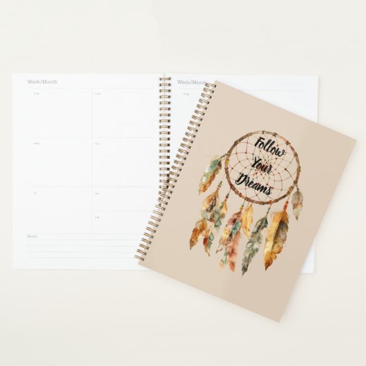 Crème Boho Veren Droomvanger Planner (Display)