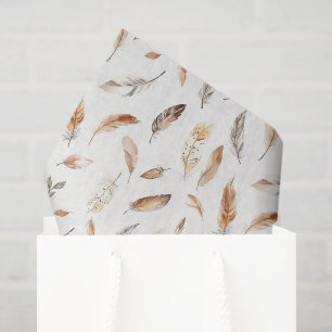 Crème Boho Veren Verjaardag Tissuepapier