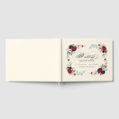 Crème | Bourgogne | Bindbruine marineslag Gastenboek (Volledig)