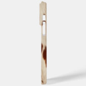 Crème Bruin Western Koeienhuid Case-Mate iPhone Case (Achterkant / Links)