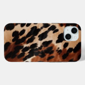 Crème bruin zwart Koeienhuid Case-Mate iPhone Case (Achterkant (horizontaal))