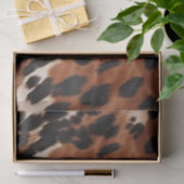 Crème bruin zwart Koeienhuid Tissuepapier (Geschenk)