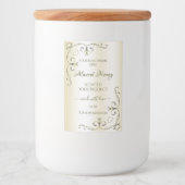 Crème chatoyante Produits Étiquettes Coins Décor O (Devant)