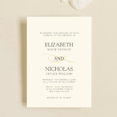 Creme Chic Digitale Uitnodiging sjabloon