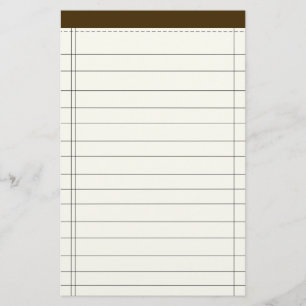 Creme Colored Notes Briefpapier