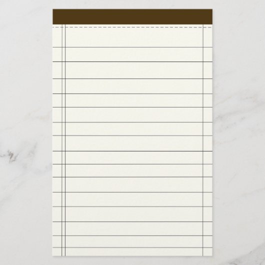 Creme Colored Notes Briefpapier (Voorkant)