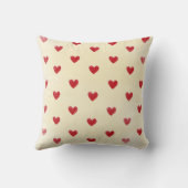 Crème customisée et rouge de coussin de coeur (Verso)