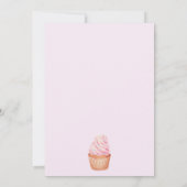 Crème de glace 4e anniversaire Invitation (Dos)