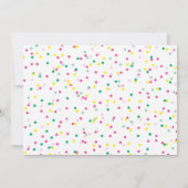 Crème de glace Anniversaire Invitation été (Dos)