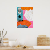 Crème de glace après-midi Poster Wall Art (Cuisine)